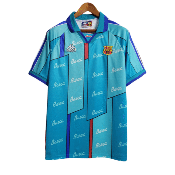 96-97 Barcelona Retro Away Soccer Shirt