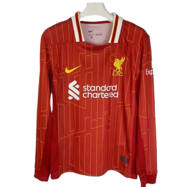 24-25 Liverpool Home Long Sleeve Jersey
