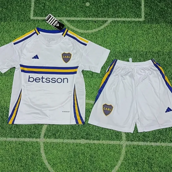 24-25 Boca Juniors Away Kids Kit Jerseys+Shorts