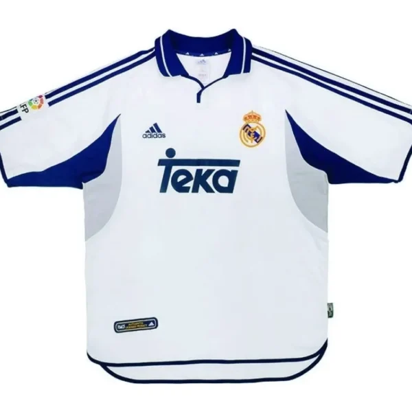 Real Madrid Retro Jersey Home Shirt 2000-01