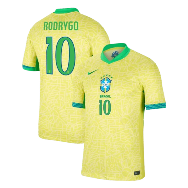 Brazil Home Jersey RODRYGO #10 VINI JR. #7 Copa America 2024