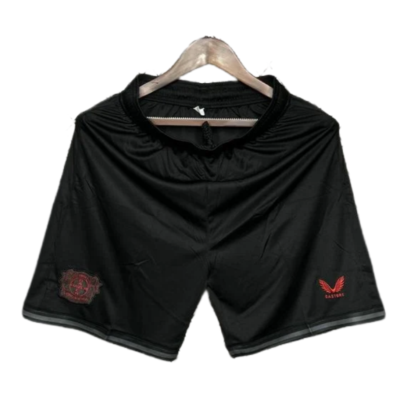 6c5be6a298 24-25 Bayer 04 Leverkusen Home Soccer Shorts - Image 1
