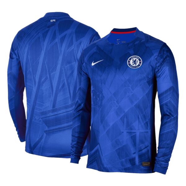 Chelsea Long Sleeve Jersey Home Football Shirt 2025-26