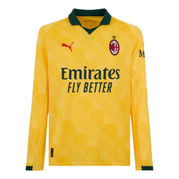 Ac Milan Third Away Long sleeved  football Shirt 2025-26 Fan version