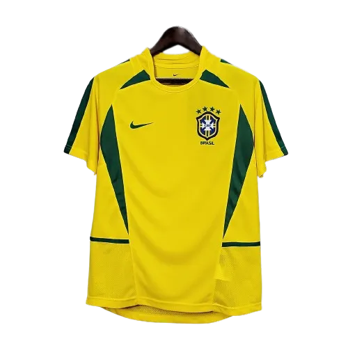 Brazil Retro Jersey Home World Cup 2002