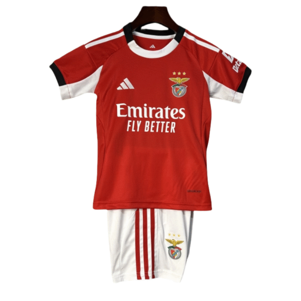 Benfica Home Soccer Jersey Kids Kit 2025-26 (Jersey+Shorts)