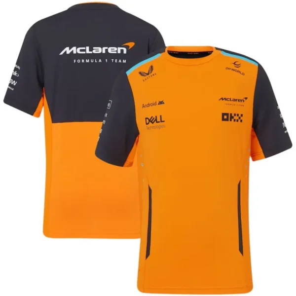 F1 McLaren Racing Team Set Up T-Shirt 2024