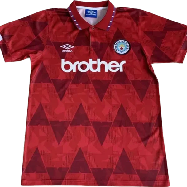 1990/92 Manchester City Retro Jersey Away