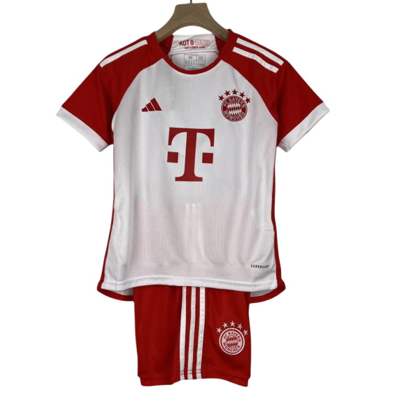 b8363855e0 23-24 Kids Bayern Munich Home Jersey Kit - Image 1