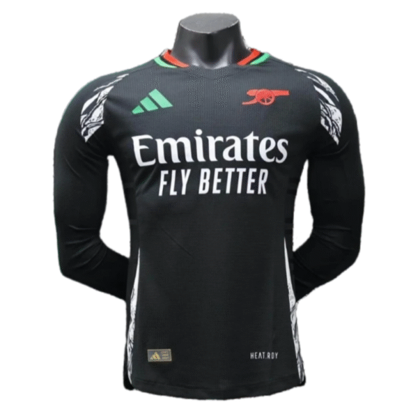 Arsenal Away Long Sleeve Jersey Player Version 2024-25