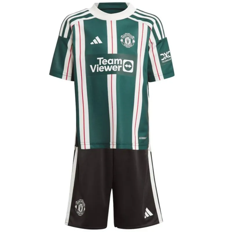 c3335df43e 23-24 Kids Manchester United Away Jersey Kit - Image 1