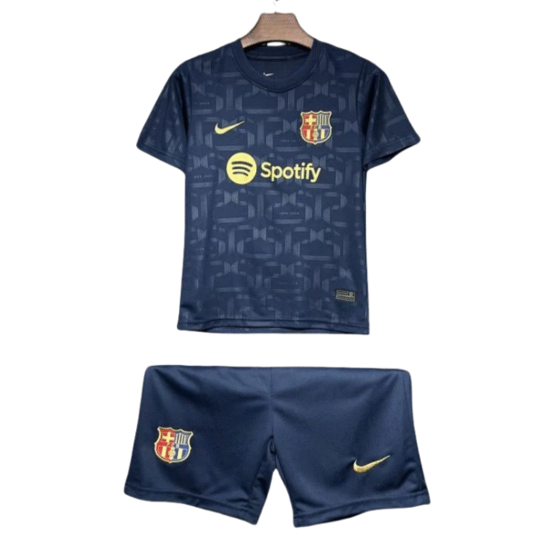 24-25 Barcelona 125th Anniversary Edition Kids Kits Youth Apparels Football Jersey
