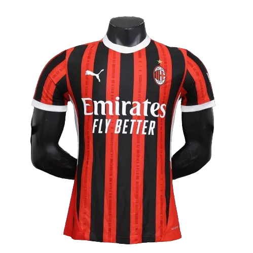 24-25 AC Milan Home Soccer Jersey Player Version