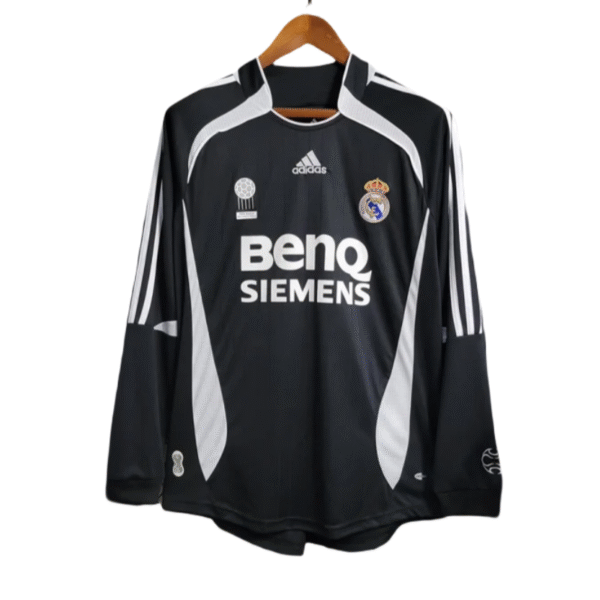 06-07 Real Madrid Away Retro Jersey Long Sleeve
