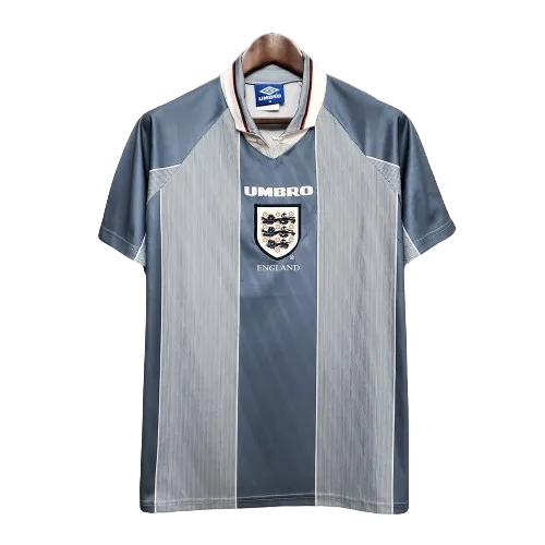 1996 England Retro Soccer Jersey Away Replica Euro Cup