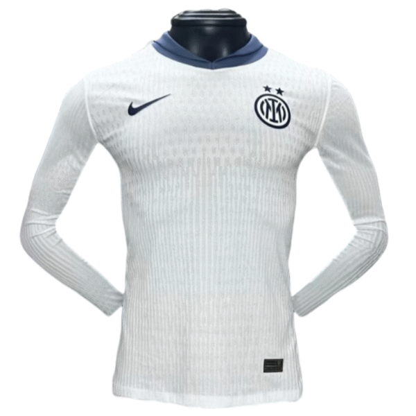24-25 Inter Milan Away Long Sleeve Kit Player Version Shirt Soccer Jersey